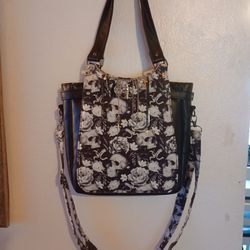 Stylish Homemade purse with charm accents