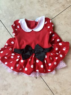 Mini Mouse baby costume (0-3months)