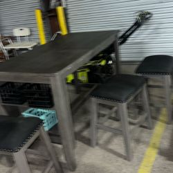 Table And Stools Included 
