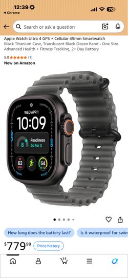 Selling Apple Watch Ultra 3