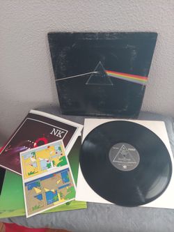 Pink Floyd Vinyl Record Album With Posters And Stickers