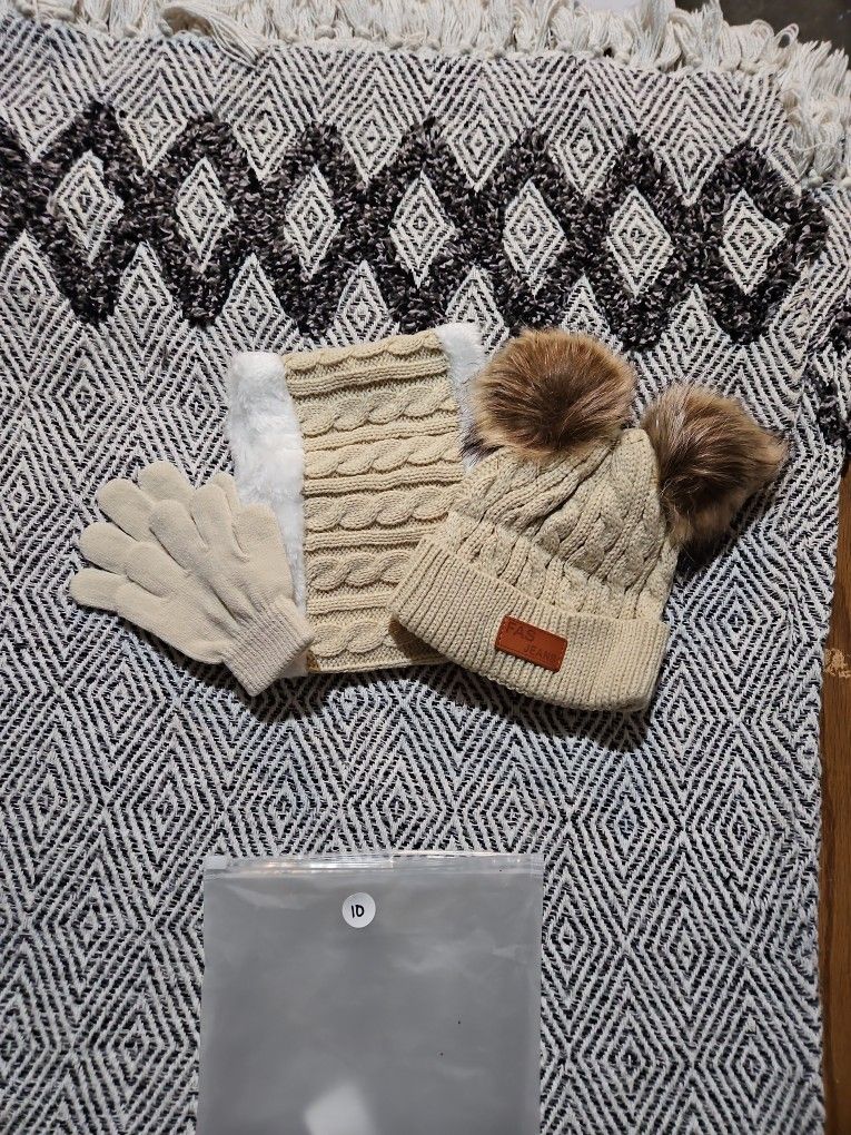Kids Hat, scarf And Gloves Set New