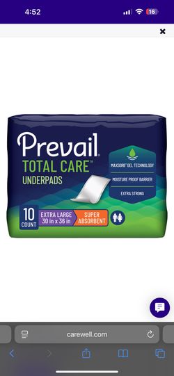 Prevail Bed Pads
