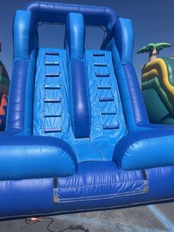 Double Waterslide w. Blower