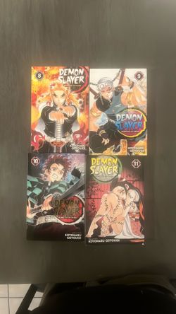 Demon slayer V.08,V.09V.10 and V.11
