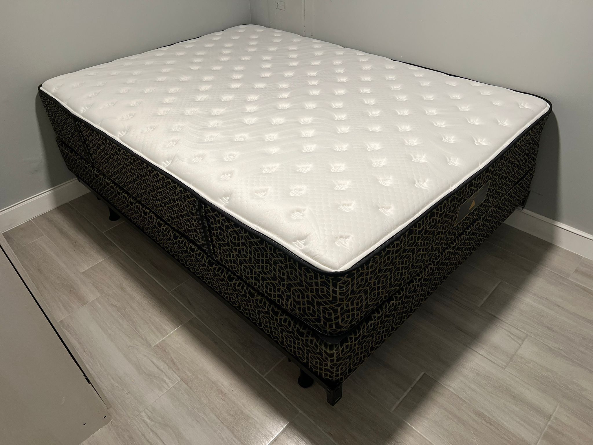 New Full Mattress And Box Spring 2pc Bed Frame Is Not Included