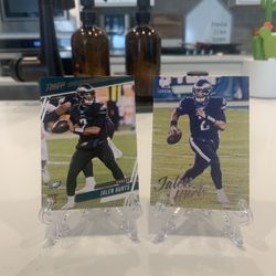 Jalen Hurts And Justin Jefferson Rookie Cards. 
