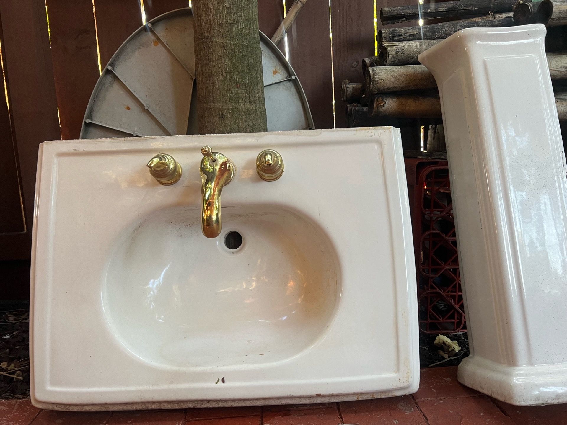 American Standard Sink + Pedestal