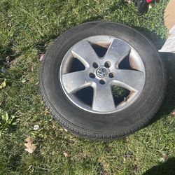 Tired With Rim Volkswagen 