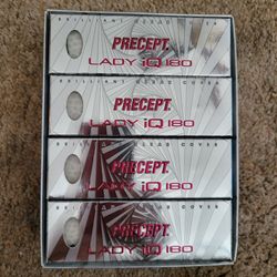 Precept womens white pearlized golf balls, new By the doz boxed $10.00 ea