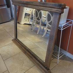 Rustic  mirror for a Dresser(No Dresser)
