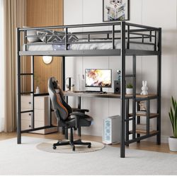 Brand New In Box Modern Loft Bed With Desk!!!