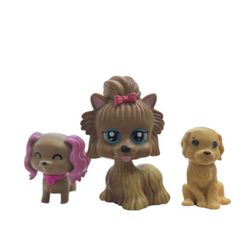 toy dog figures Barbie  My Pet Pals chic boutique 