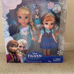 Disney Frozen Deluxe Toddler Elsa & Anna Set