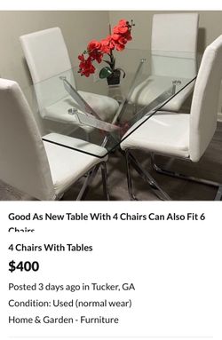 4 chair nothing wrong