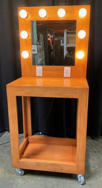 Brand New Makeup Table Vanity On Wheels 50% Off
