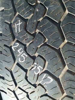 LT245 75 17 two BFG truck tires $20 each
