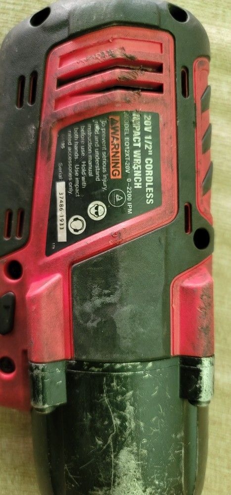 Earthquake Impact Wrench Eq12xt 20v for Sale in Federal Way WA
