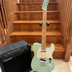 Fender FSR MIM Telecaster W/ Crate GTD15R Amp