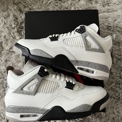 Nike Jordan 4 White Cement Men’s Size 11.5 12