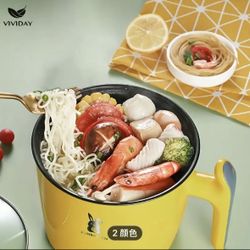 Multifunctional electric skillet - Non-stick and heat-resistant, suitable for frying, stir-frying, etc. - 110V-130V, US plug，Especially suitable for o