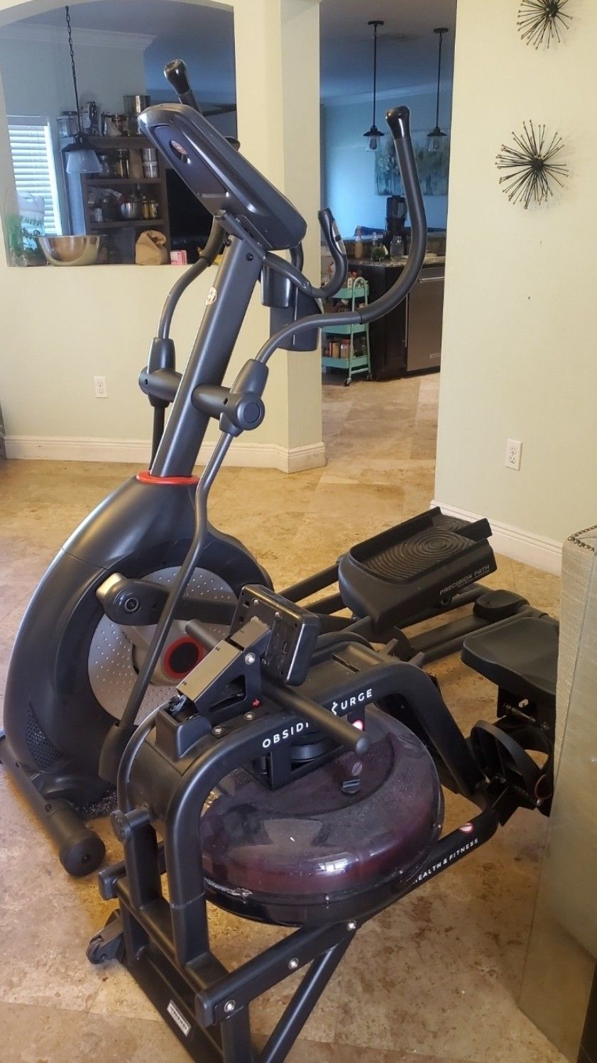 Schwinn Elliptical & Obsidian Row Machine 