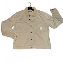 PLAYBOY TAN CREAM VINTAGE STYLED JACKET