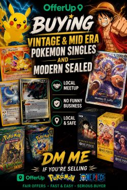 Buying Pokemon, one piece, rift bound.