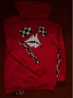 Red chrome hoodie