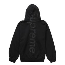 SUPREME SATIN HOODIE XL