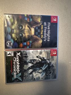 Xenobleade Chronicles / Five Nights at Freddy’s Nintendo Switch games NEW