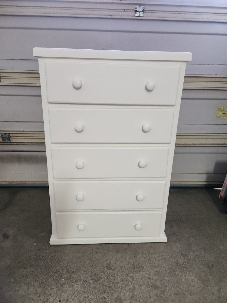 Tall Solid Wood Dresser
