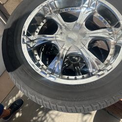 20" Chevy Wheels And Tires!!!!!!!