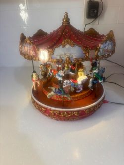 Mr. Christmas Triple Decker Musical Carousel – Original Box