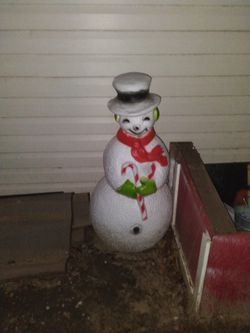 Snowman Blow Mold