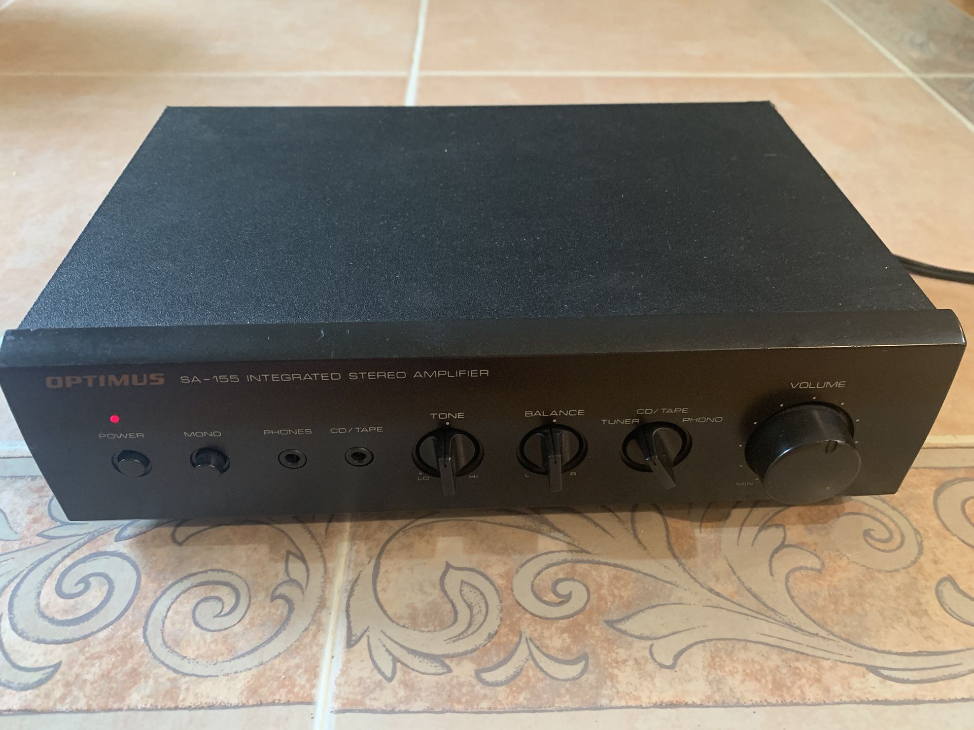 OPTIMUS SA-155 Integrated Stereo Amplifier