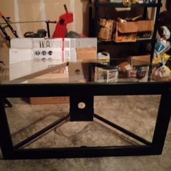 Glass Top TV Stand