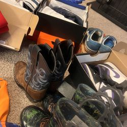 4 Y/o Whole Wardrobe - Jordan Retros, Authentic cowboy boots