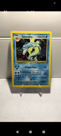 Gyarados Pokemon Unlimited Base Set Holo
