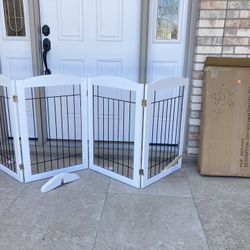 New 80” wooden gate 