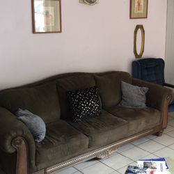 Couch Micro Fiber - Will Deliver Local If Commit To Buying 