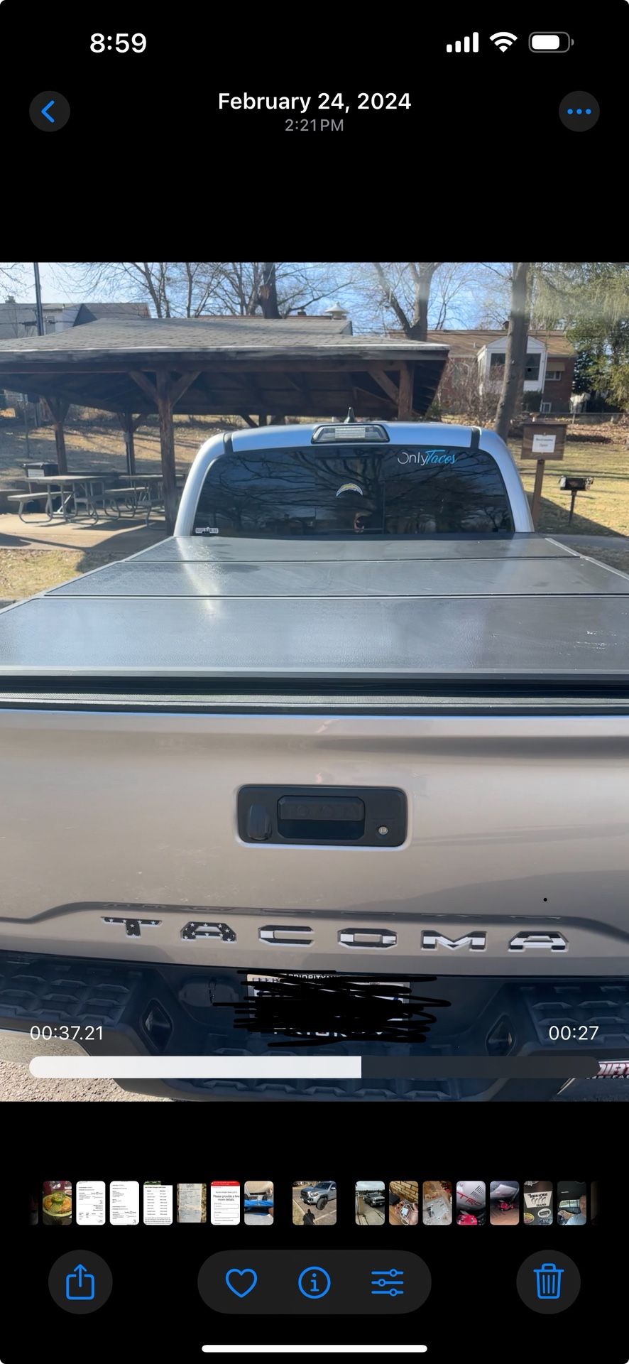 Tacoma 6ft Bed Hard Toneu cover