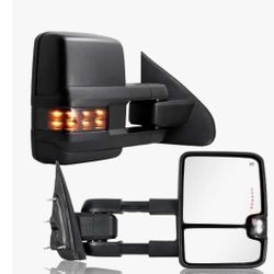 Brand New Truck Mirrors that pull out for towing -still in the box, 
