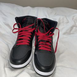 Size 13 - Air Jordan 1 Retro OG High Black Gym Red