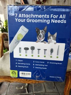 Dog & Cat GroomingPro Rx Professional 7-in-1 Vacuum & Grooming Kit by PawsPik