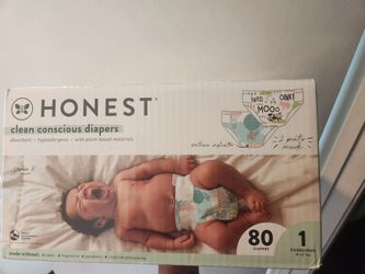 Honest Diapers 80pk