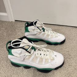 Nike Air Jordan 6 Rings Lucky Green/Black Size 6 Y