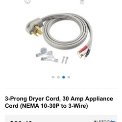 Dryer Cord 