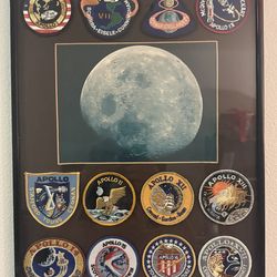 Framed NASA Gemini & Apollo Mission Patch Sets – Sell Together or Separate