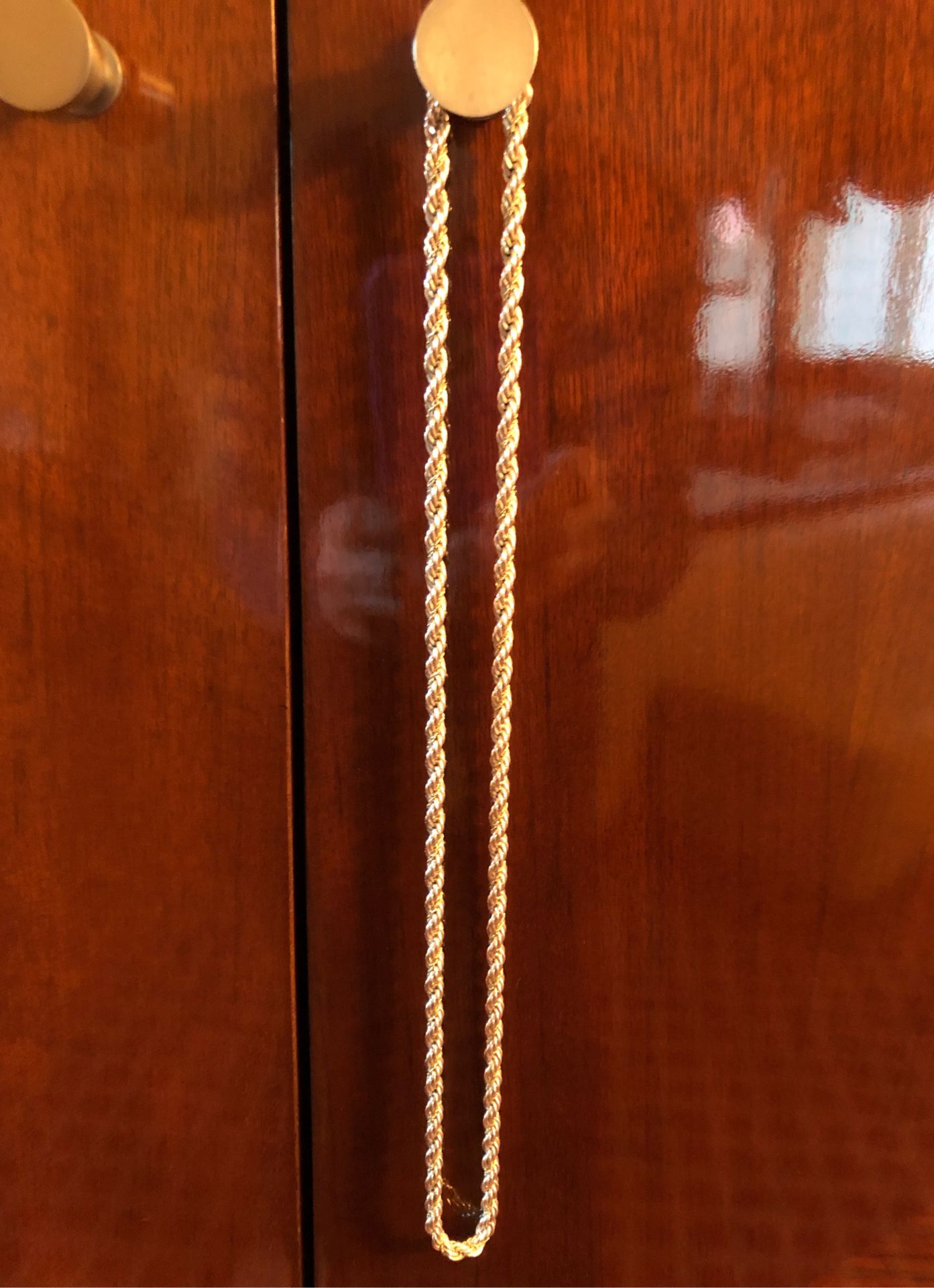 Tiffany & Co Silver Rope Chain Necklace